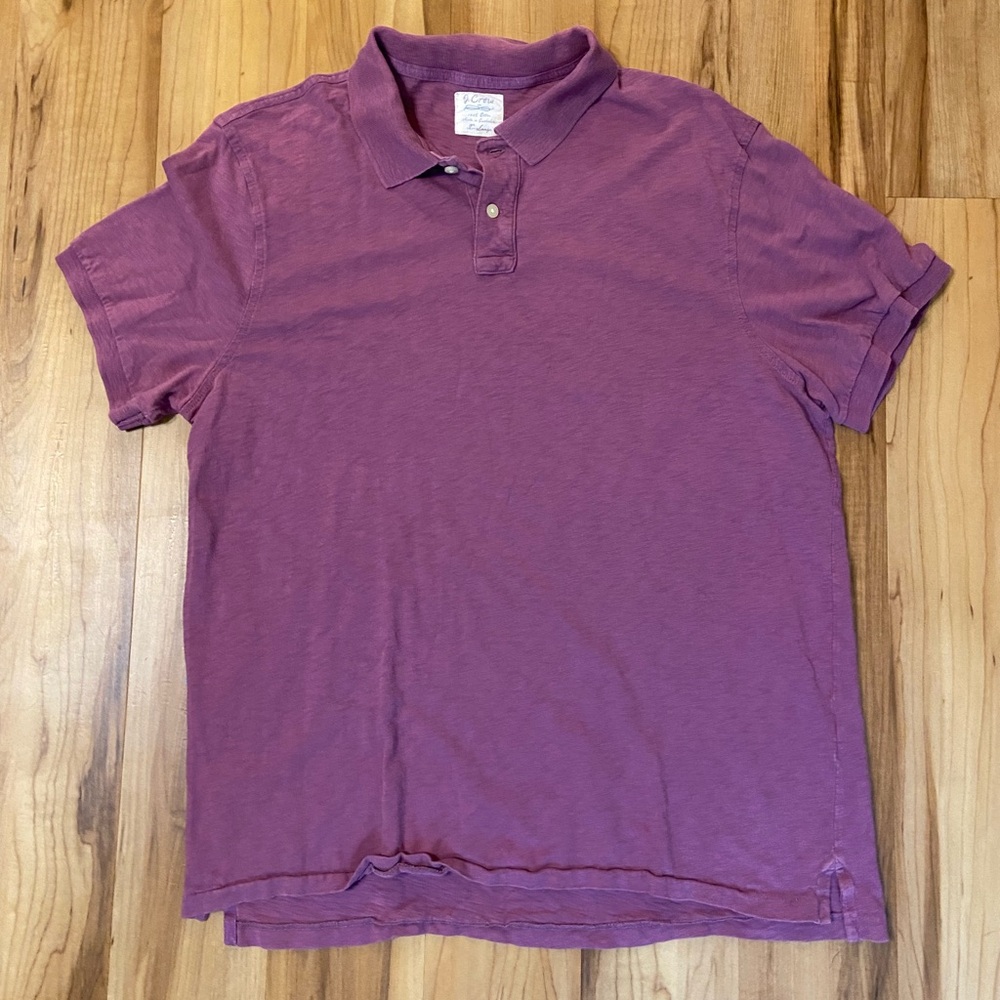 J. Crew Maroon Polo Shirt